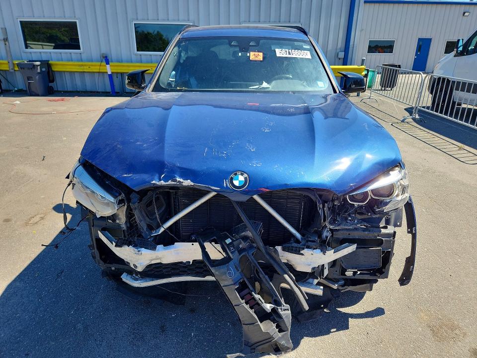 2020 BMW X3 VIN 5UXTY5C03LLT32790 COPART salvage auction — FRONT END, Wv - Certificate Of Title, sold $4,100 on 2026-07-16 (photo 5)