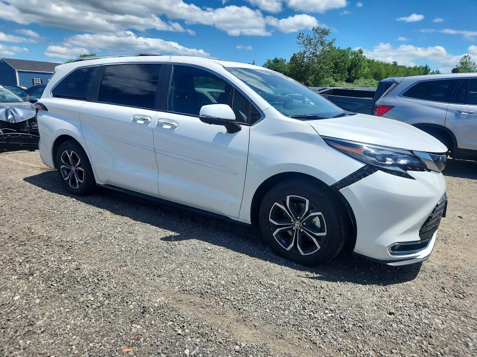 2025 Toyota VIN 5TDESKFC9SS185128 COPART salvage auction — FRONT END, Ma - Cert Of Title-Salvage, sold $34,250 on 2026-07-08 (photo 4)