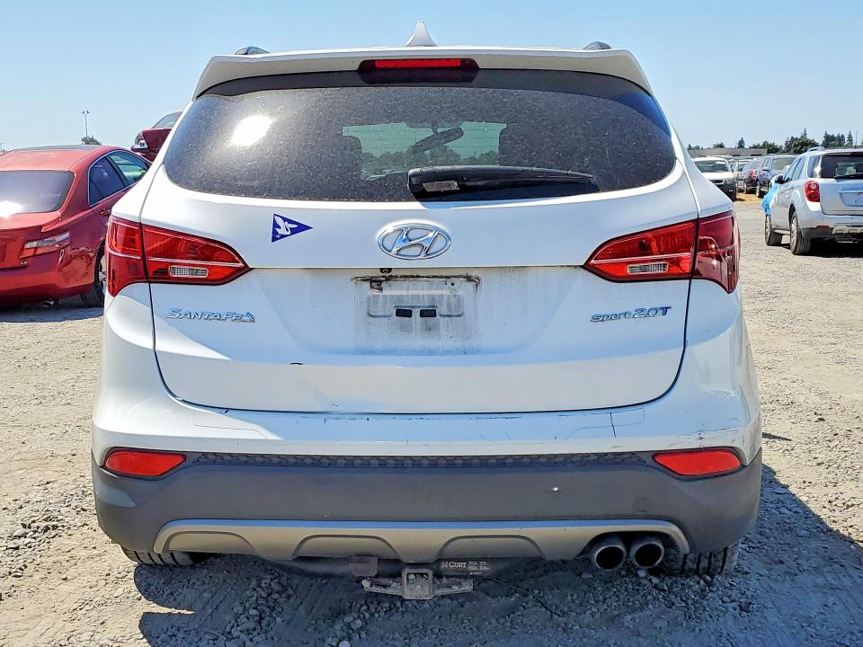 2014 Hyundai Santa fe VIN 5XYZU3LA0EG161113 COPART salvage auction — FRONT END, Ca - Salvage Certificate, sold $1,450 on 2026-07-07 (photo 6)