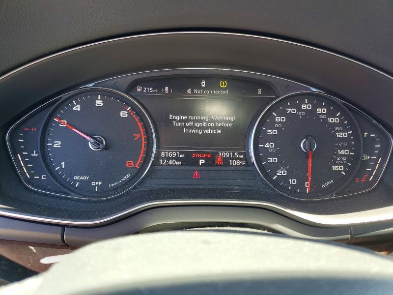 2019 Audi Q5 VIN WA1ANAFY5K2090272 COPART salvage auction — SIDE, Nv - Salvage Title, sold $7,300 on 2026-08-19 (photo 9)