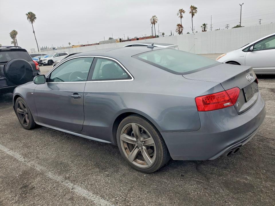 2016 Audi A5 VIN WAUM2AFR7GA017063 COPART salvage auction — FRONT END, Ca - Salvage Certificate, sold $3,500 on 2026-07-28 (photo 2)