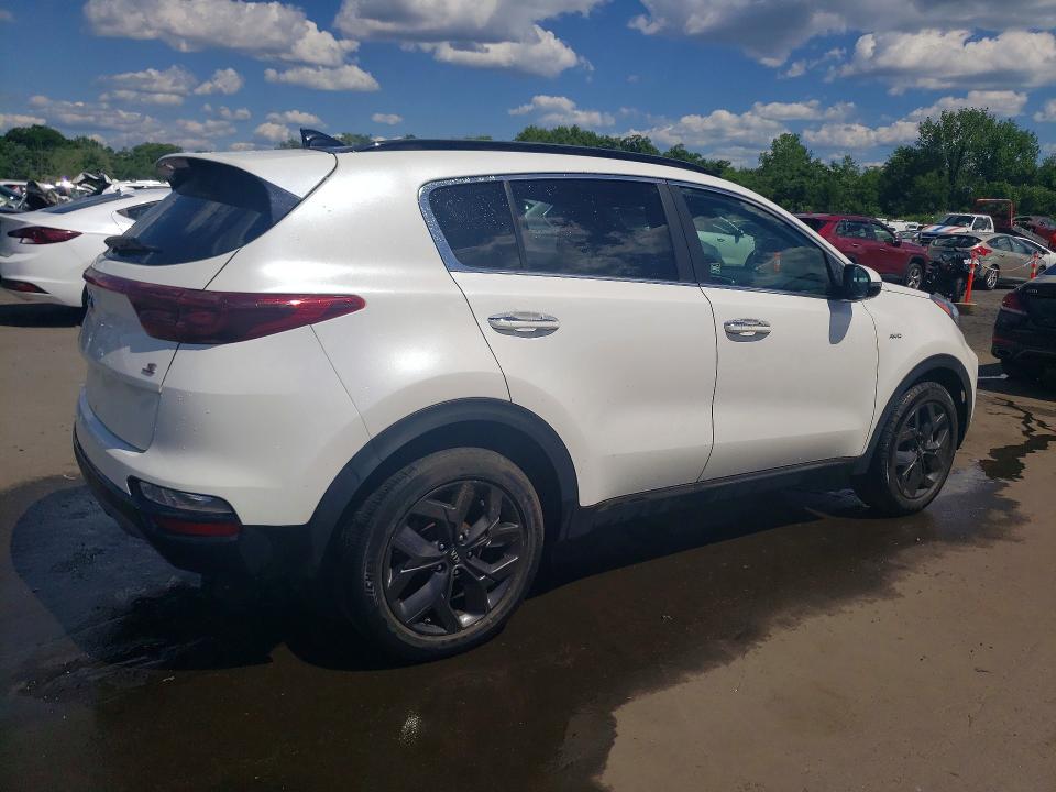 2020 Kia Sportage VIN KNDP6CACXL7709277 COPART salvage auction — ROOF, NY - MV-907A SALVAGE CERTIFICATE, sold $2,350 on 2026-07-28 (photo 3)