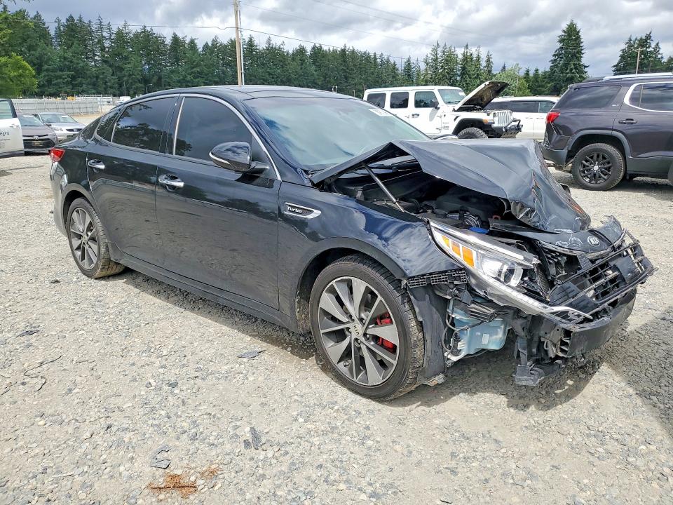 2016 Kia Optima VIN 5XXGW4L25GG052301 COPART salvage auction — FRONT END, Wa - Bill Of Sale, sold $750 on 2026-07-07 (photo 4)