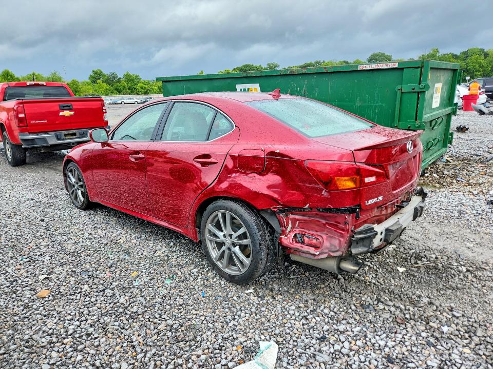 2008 Lexus Is 250 VIN JTHBK262882072926 COPART salvage auction — REAR END, Al - Cert Of Title-Salvage Title, sold $2,550 on 2026-07-07 (photo 2)