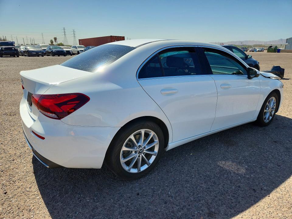 2019 Mercedes-benz A-class VIN WDD3G4EB3KW021506 COPART salvage auction — FRONT END, AZ - CERTIFICATE OF TITLE, sold $3,200 on 2026-08-13 (photo 3)