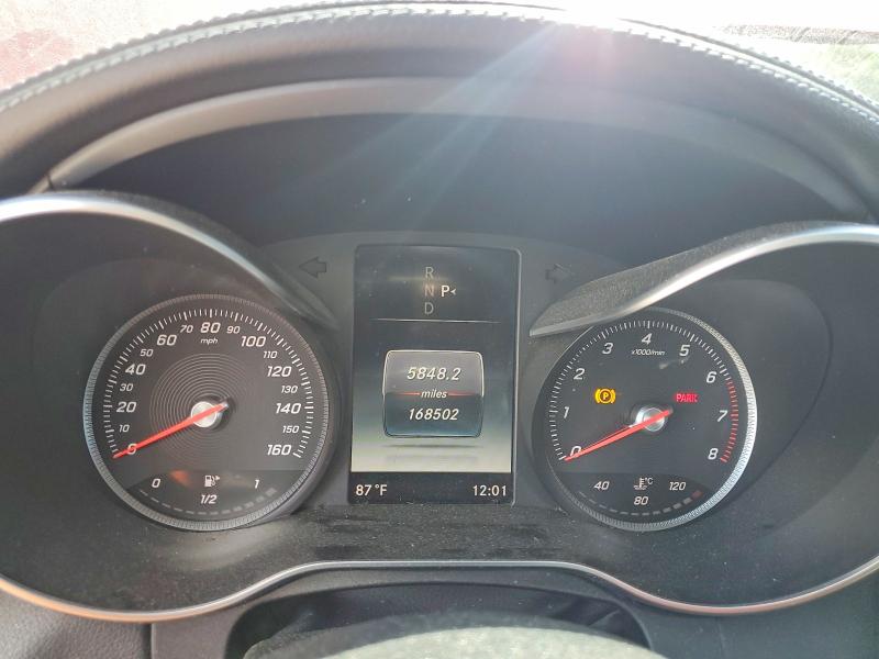 2016 Mercedes-benz C-klasse VIN 55SWF4JB0GU101792 COPART salvage auction — FRONT END, Nc - Dealer Only Clean Title, sold $4,250 on 2026-07-09 (photo 9)