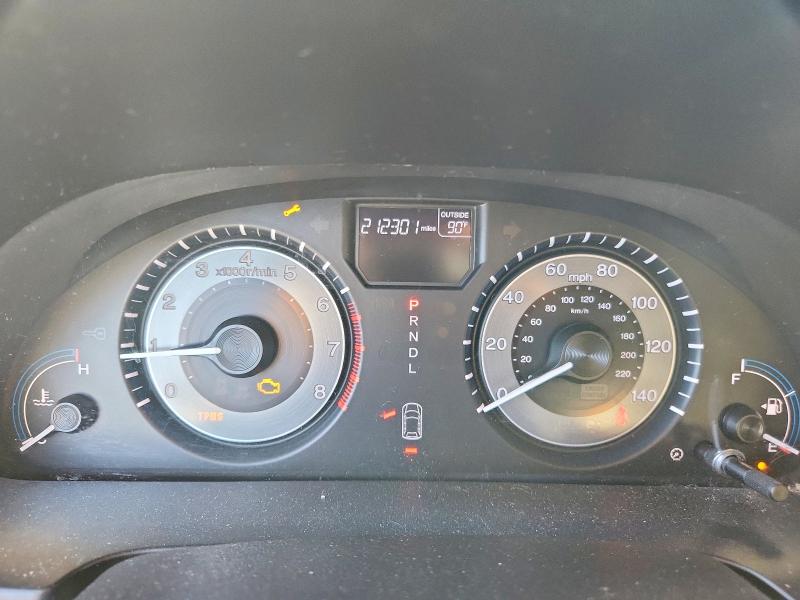 2013 Honda Odyssey VIN 5FNRL5H6XDB072321 COPART salvage auction — REAR END, Fl - Certificate Of Destruction, sold $875 on 2026-07-02 (photo 9)