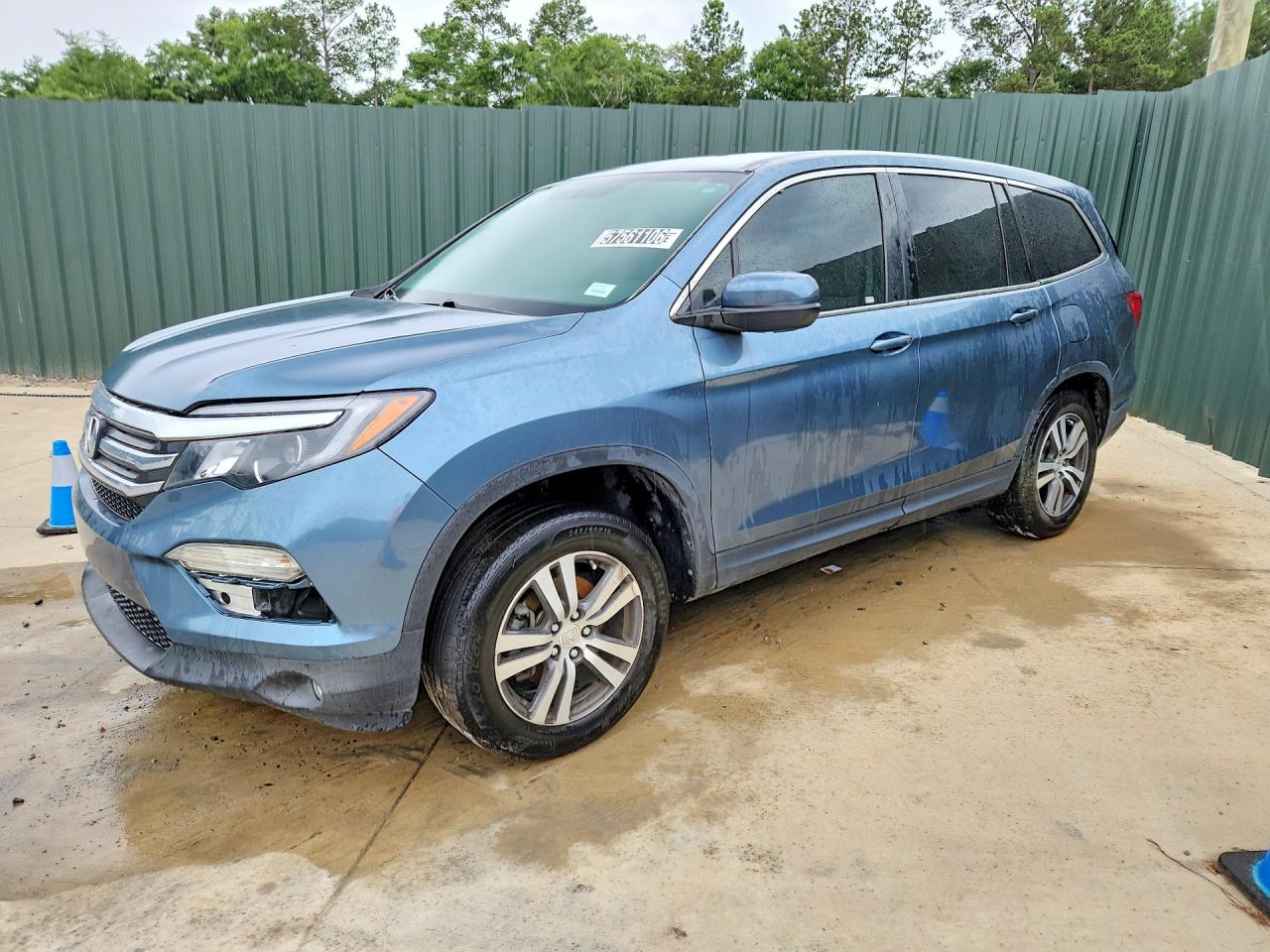 2018 Honda Pilot VIN 5FNYF5H39JB032641 COPART salvage auction — Rear End, GA - CERTIFICATE OF TITLE, sold $1,550 on 2026-07-09 (photo 1)
