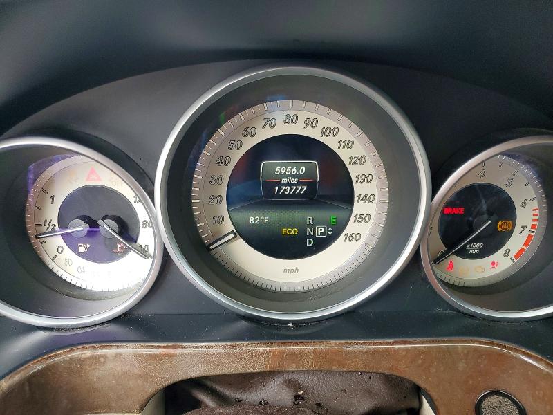 2014 Mercedes-benz VIN WDDHF8JB5EA992756 COPART salvage auction — FRONT END, Al - Cert Of Title-Flood Salvage, sold $250 on 2026-08-03 (photo 9)