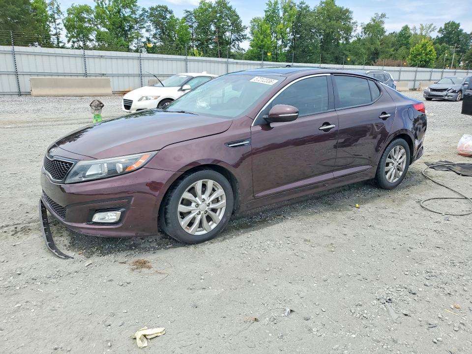 2015 Kia Optima VIN 5XXGN4A72FG422930 COPART salvage auction — FRONT END, Sc - Cert Of Title-Salvage, sold $625 on 2026-07-27 (photo 1)