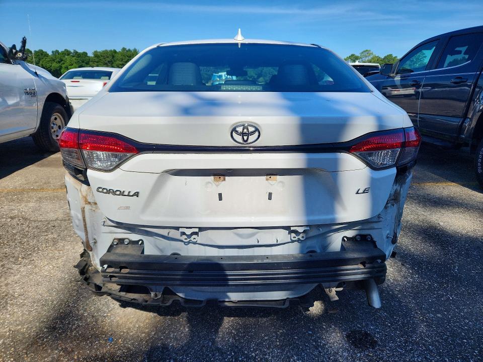 2021 Toyota Corolla VIN 5YFEPMAE0MP156909 COPART salvage auction — REAR END, AL - CERT OF TITLE-SALVAGE TITLE, sold $6,600 on 2026-07-27 (photo 6)