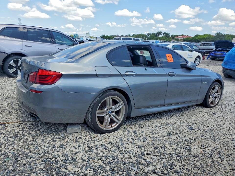2013 BMW 5 series VIN WBAFR9C50DDX79875 COPART salvage auction — SIDE, Tx - Certificate Of Title, sold $1,350 on 2026-07-07 (photo 3)