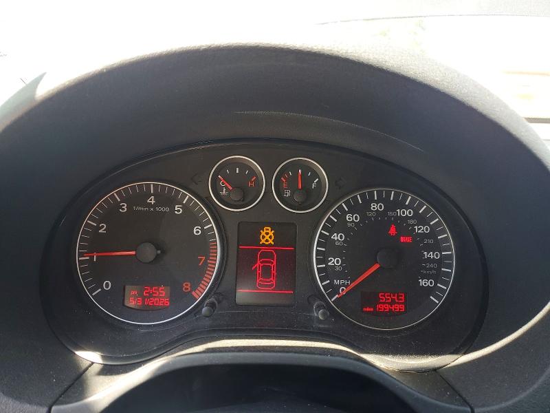 2008 Audi A3 VIN WAUNF78PX8A130255 COPART salvage auction — SIDE, WA - BILL OF SALE, sold $350 on 2026-07-27 (photo 9)