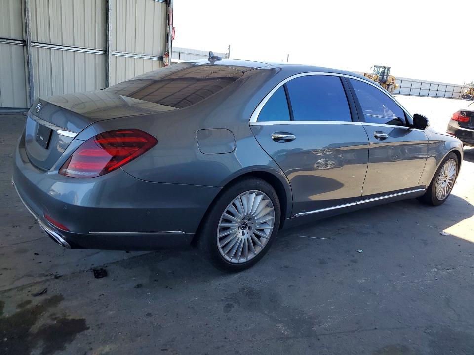 2018 Mercedes-benz S-klasse VIN WDDUG8DB1JA398585 COPART salvage auction — FRONT END, Ca - Salvage Certificate, sold $12,100 on 2026-07-16 (photo 3)