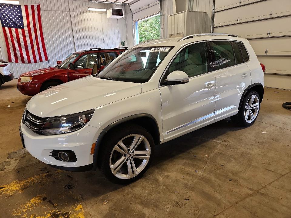 2016 Volkswagen Tiguan VIN WVGBV7AX7GW094119 COPART salvage auction — REAR END, Mn - Cert Of Title-Salvage, sold $4,000 on 2026-08-04 (photo 1)