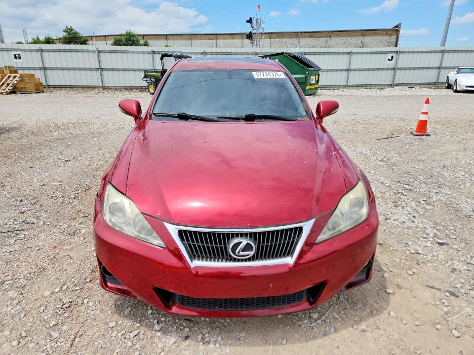 2012 Lexus Is VIN JTHCF5C28C5056361 COPART salvage auction — FRONT END, Oh - Cert Of Title-Rebuilt Salvage, sold $775 on 2026-07-02 (photo 5)