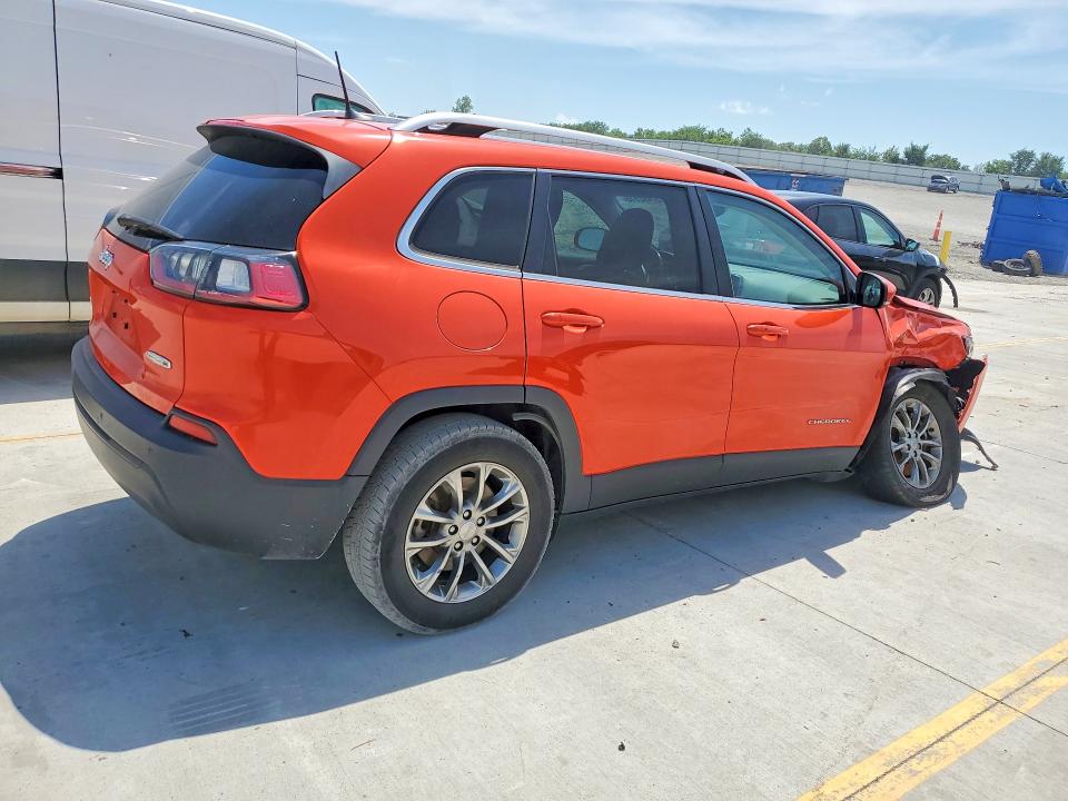 2021 Jeep Cherokee VIN 1C4PJMLB0MD114627 COPART salvage auction — FRONT END, Pa - Certificate Of Salvage, sold $2,350 on 2026-07-02 (photo 3)