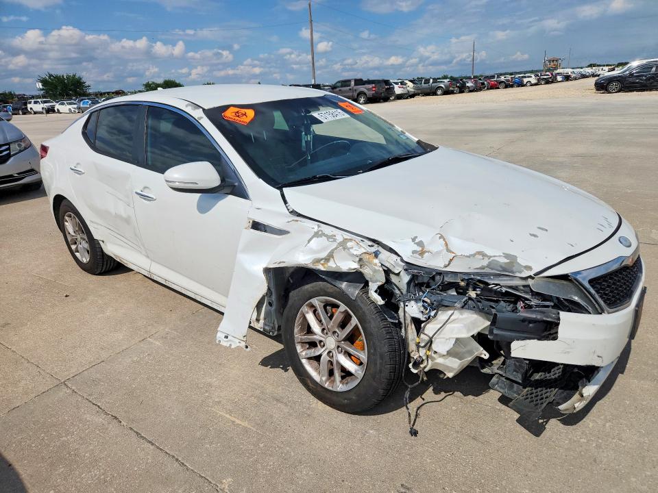 2013 Kia Optima VIN 5XXGM4A75DG221510 COPART salvage auction — BIOHAZARD/CHEMICAL, Tx - Salvage Vehicle Title, sold $150 on 2026-07-13 (photo 4)