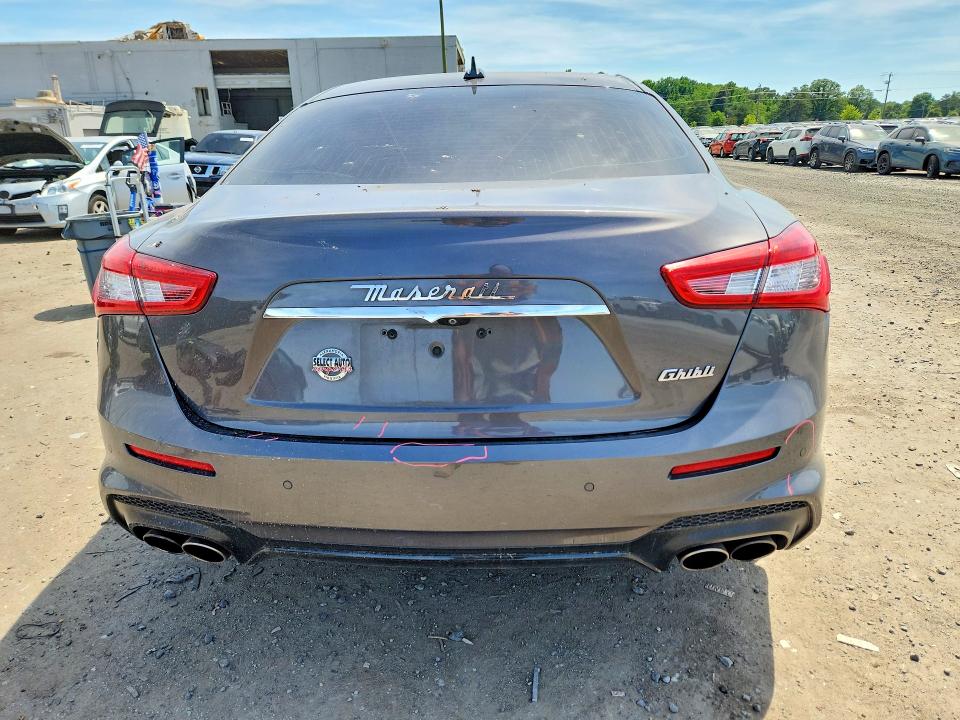 2019 Maserati Ghibli VIN ZAM57XSS5K1339628 COPART salvage auction — FRONT END, Va - Cert Of Title - Salvage, sold $6,600 on 2026-07-08 (photo 6)