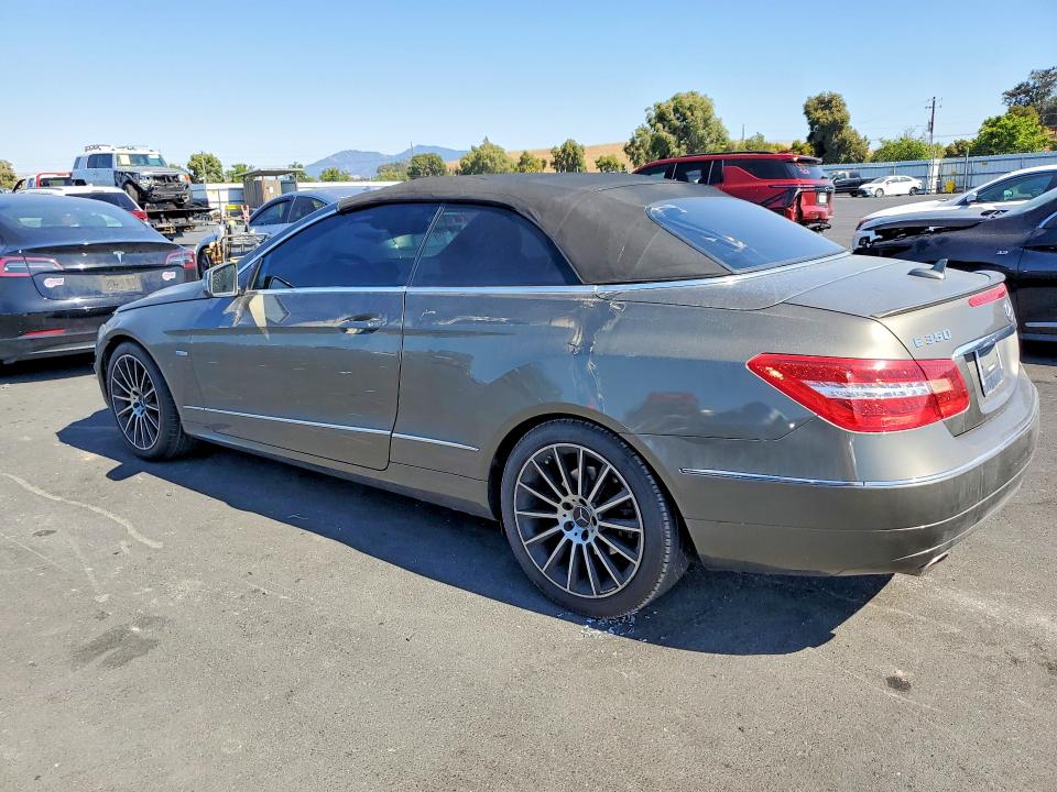 2012 Mercedes-benz E-klasse VIN WDDKK5KF7CF167920 COPART salvage auction — FRONT END, Ca - Salvage Certificate, sold $1,350 on 2026-08-17 (photo 2)