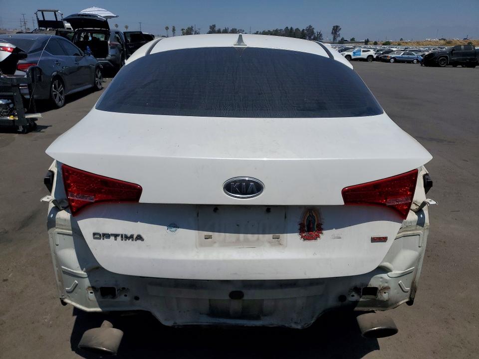 2012 Kia Optima VIN 5XXGM4A77CG022232 COPART salvage auction — REAR END, Ca - Salvage Certificate, sold $950 on 2026-07-08 (photo 6)