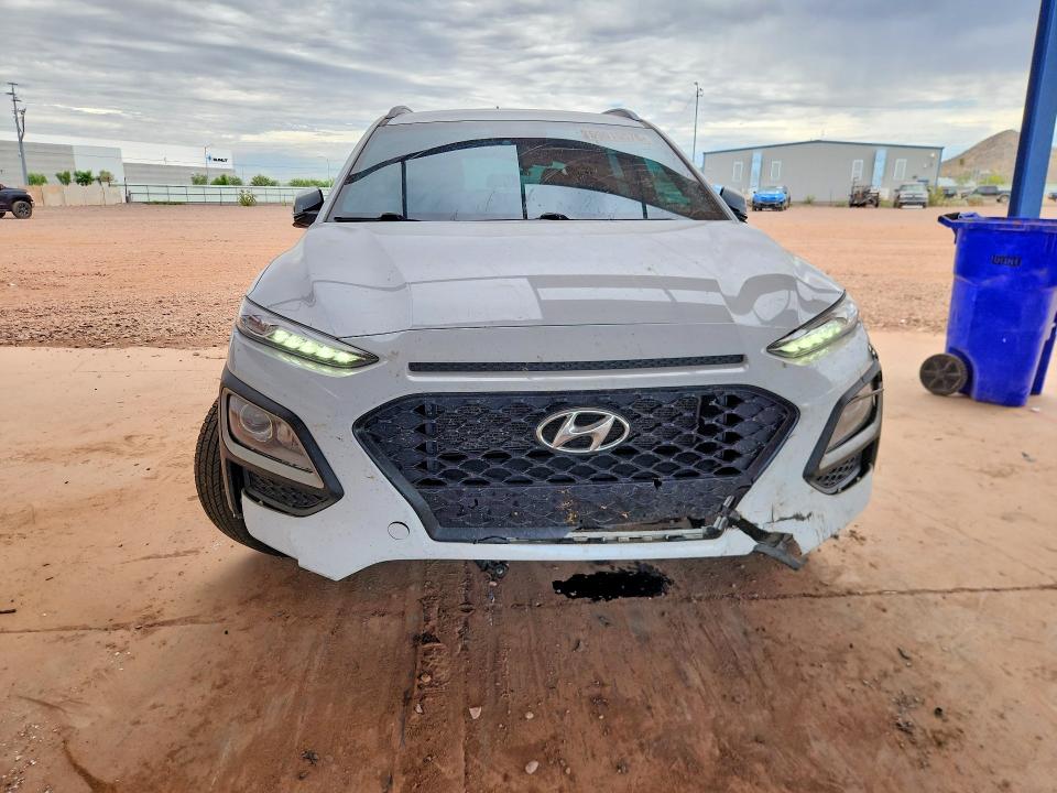 2021 Hyundai VIN KM8K22AA7MU657684 COPART salvage auction — FRONT END, Az - Cert Of Title - Salvage, sold $175 on 2026-07-28 (photo 5)