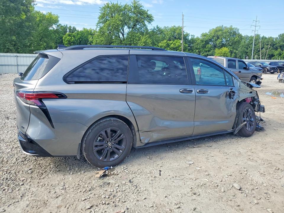 2026 Toyota Sienna VIN 5TDXSKFC0TS229527 COPART salvage auction — FRONT END, Oh - Cert Of Title-Salvage, sold $23,500 on 2026-07-24 (photo 3)
