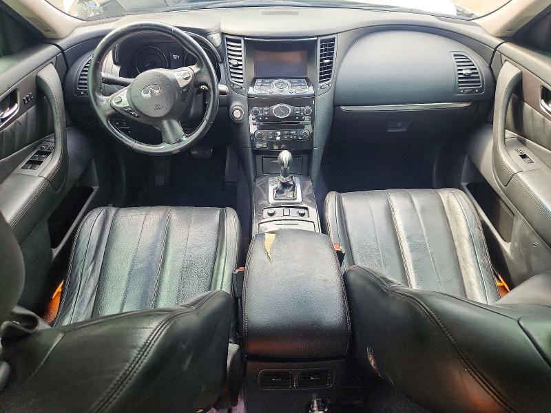 2015 Infiniti Qx70 VIN JN8CS1MU8FM380513 COPART salvage auction — FRONT END, La - Cert Of Title-Salvage, sold $150 on 2026-07-02 (photo 8)