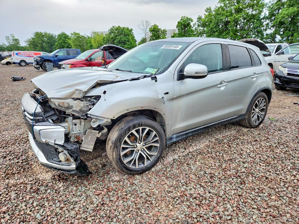 2018 Mitsubishi VIN JA4AR3AU0JZ028367 COPART salvage auction — FRONT END, NY - MV-907A SALVAGE CERTIFICATE, sold $450 on 2026-07-27 (photo 1)