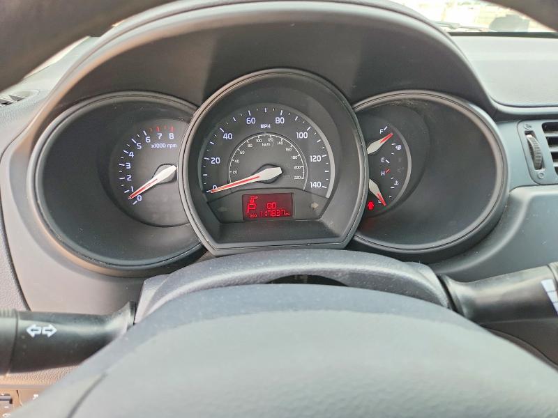 2014 Kia Rio VIN KNADM4A36E6365435 COPART salvage auction — MECHANICAL, Tx - Cert Of Title-Rebuilt Salvage, sold $525 on 2026-07-15 (photo 9)