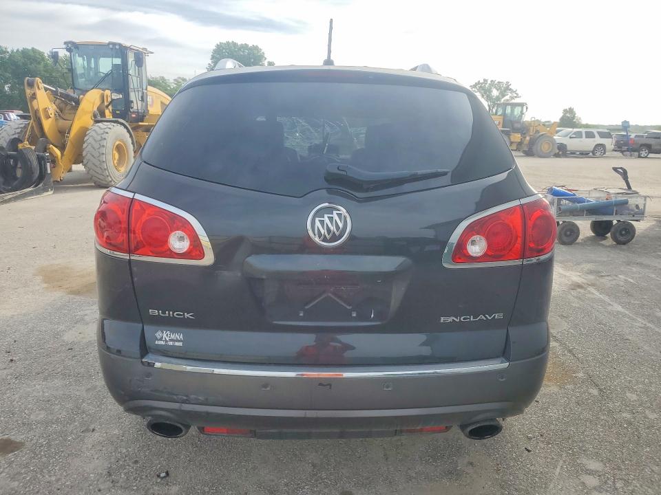 2012 Buick Enclave VIN 5GAKRCED5CJ307031 COPART salvage auction — HAIL, Ia - Cert Of Title-Salvage Title, sold $500 on 2026-07-10 (photo 6)
