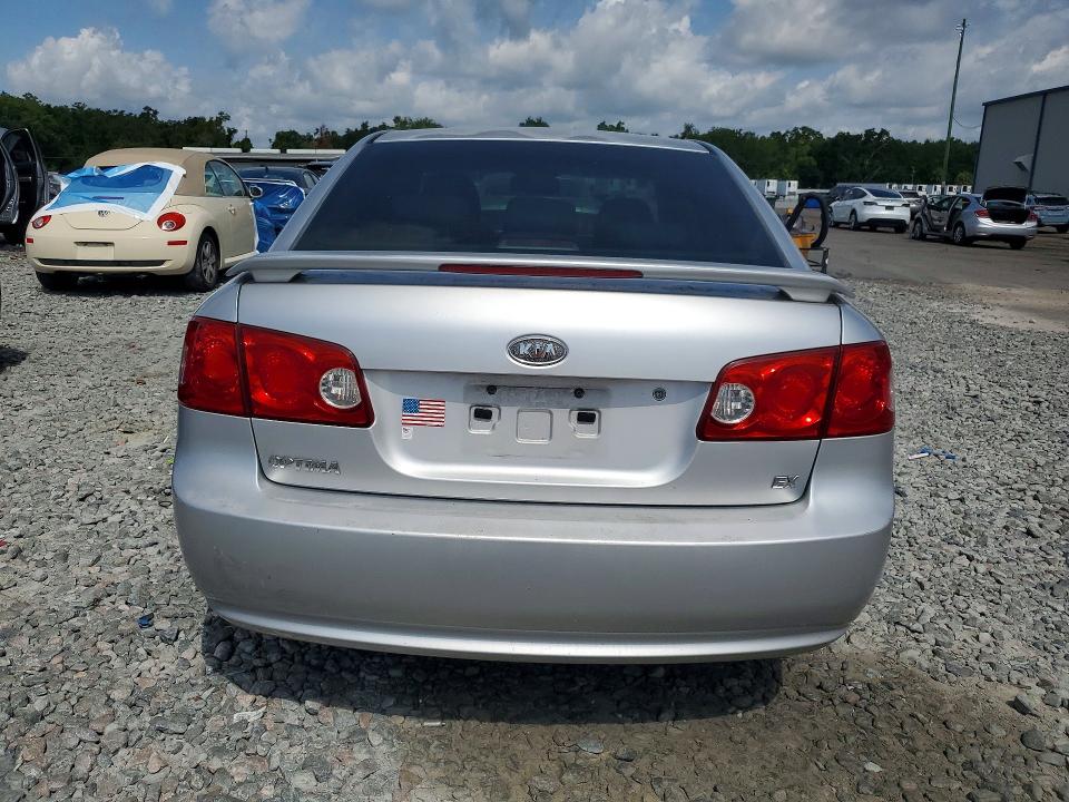 2008 Kia Optima VIN KNAGE123285263499 COPART salvage auction — FRONT END, Fl - Cert Of Title Slvg Rebuildable, sold $450 on 2026-07-13 (photo 6)