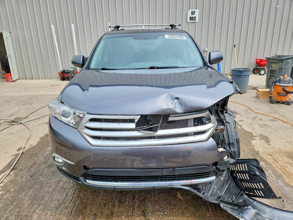 2012 Toyota Highlander VIN 5TDBK3EH5CS165465 COPART salvage auction — FRONT END, Mn - Cert Of Title-Prior Salvage, sold $1,200 on 2026-07-27 (photo 5)