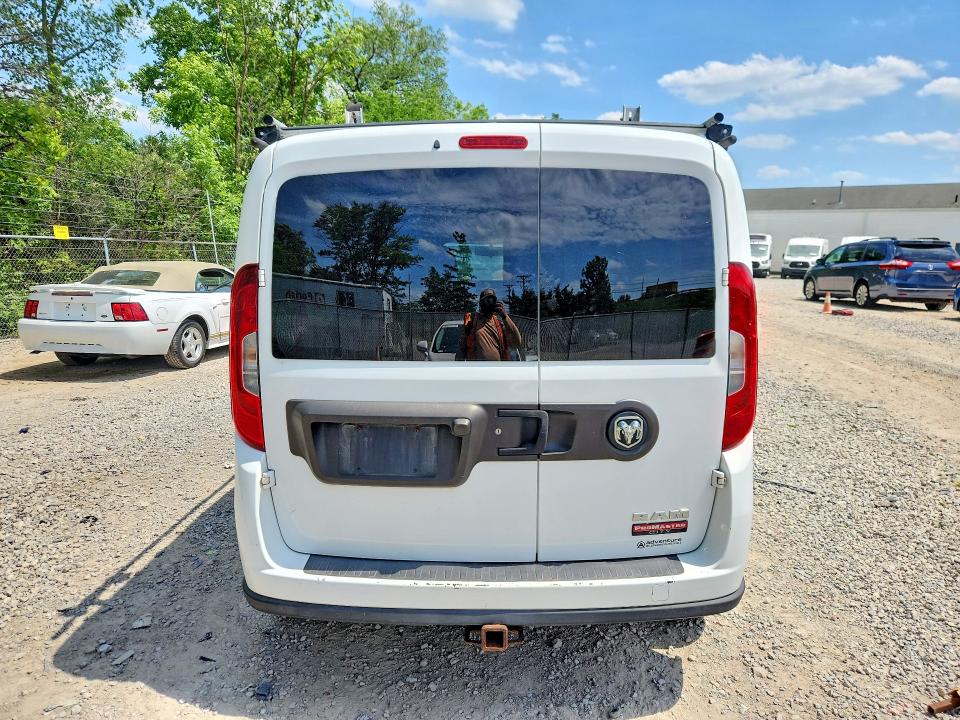2015 Ram Promaster city VIN ZFBERFBT8F6953506 COPART salvage auction — HAIL, Oh - Cert Of Title-Salvage, sold $125 on 2026-07-29 (photo 6)