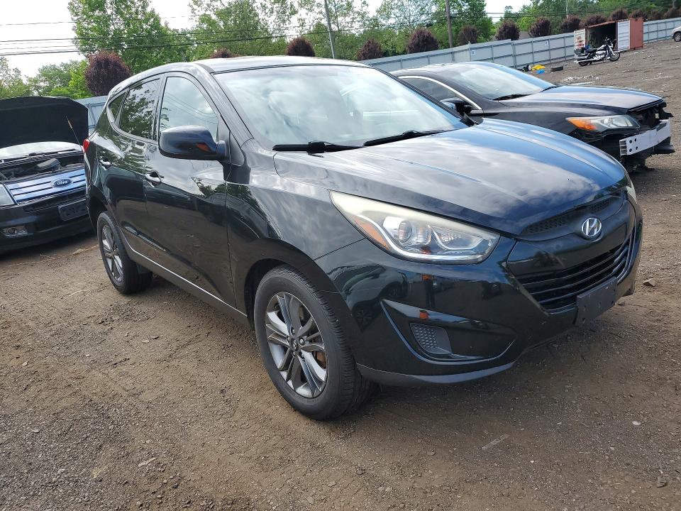 2015 Hyundai Tucson VIN KM8JTCAF7FU101369 COPART salvage auction — FRONT END, CT - CERT OF TITLE-SALVAGE, sold $1,200 on 2026-07-17 (photo 4)