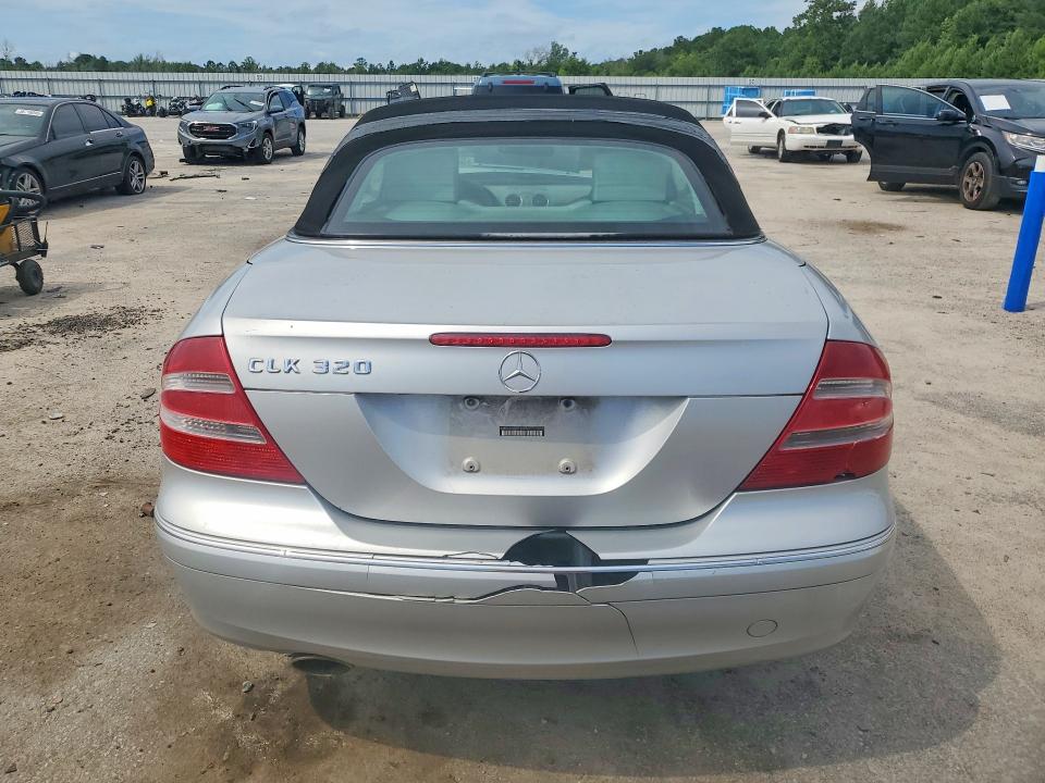 2005 Mercedes-benz Clk-klasse VIN WDBTK65J75F131747 COPART salvage auction — FRONT END, Sc - Cert Of Title-Salvage, sold $300 on 2026-07-20 (photo 6)