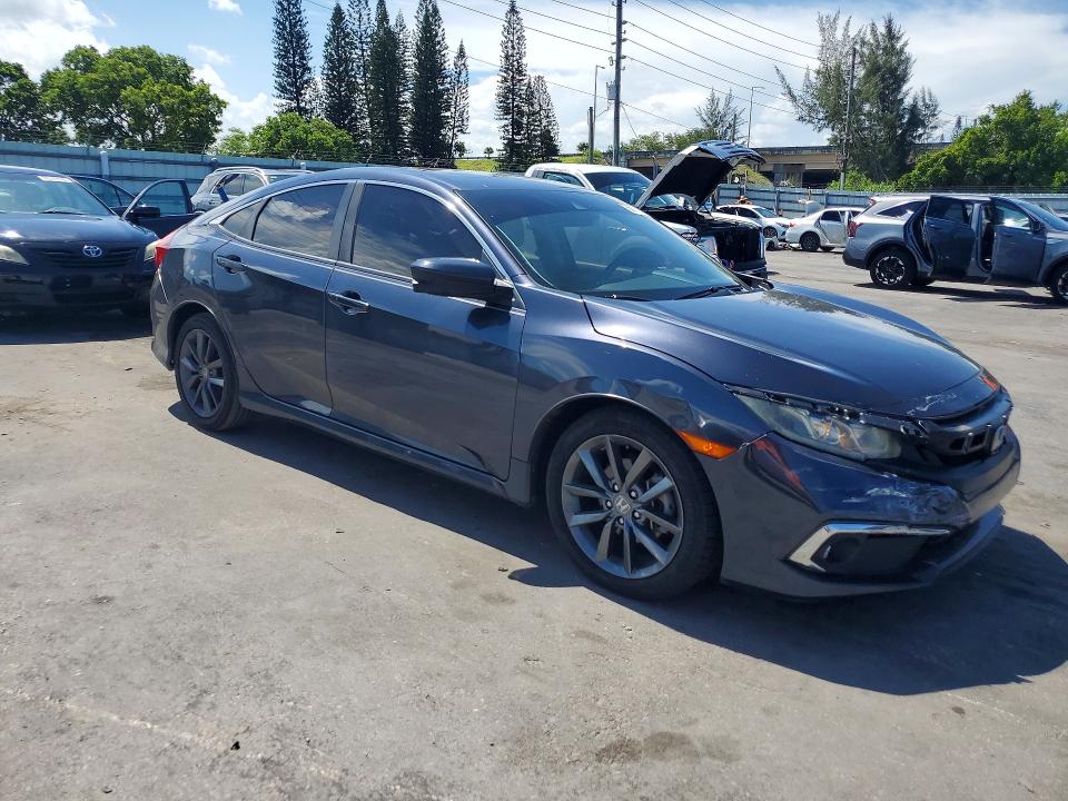 2019 Honda Civic VIN JHMFC1F35KX011884 COPART salvage auction — FRONT END, Fl - Cert Of Ttl-Rebuilt&Slvg Rbld, sold $5,400 on 2026-07-08 (photo 4)