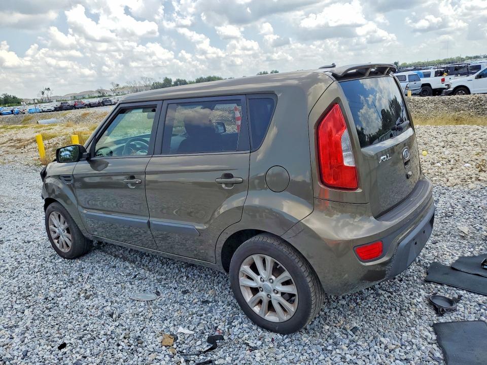 2012 Kia Soul VIN KNDJT2A6XC7365341 COPART salvage auction — FRONT END, Fl - Certificate Of Destruction, sold $15 on 2026-07-24 (photo 2)