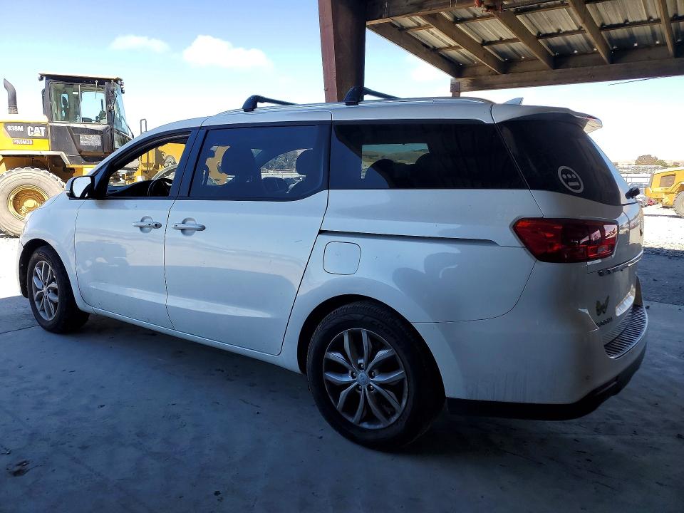 2021 Kia SEDONA VIN KNDMB5C10M6673418 COPART salvage auction — FRONT END, Ca - Salvage Certificate, sold $3,900 on 2026-07-09 (photo 2)