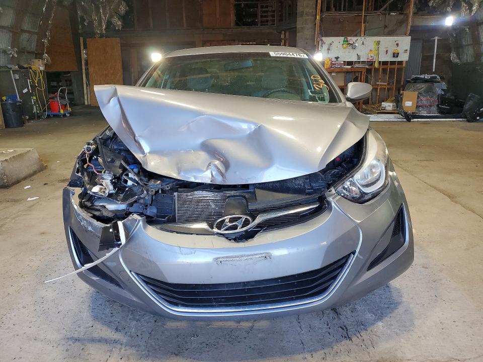 2015 Hyundai Elantra VIN KMHDH4AEXFU248975 COPART salvage auction — FRONT END, Ny - Mv-907A Salvage Certificate, sold $975 on 2026-07-15 (photo 5)