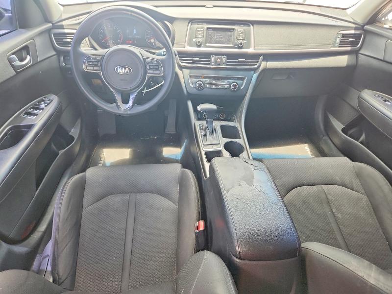 2016 Kia Optima VIN 5XXGT4L33GG026006 COPART salvage auction — FRONT END, Tx - Certificate Of Title (P), sold $800 on 2026-07-09 (photo 8)