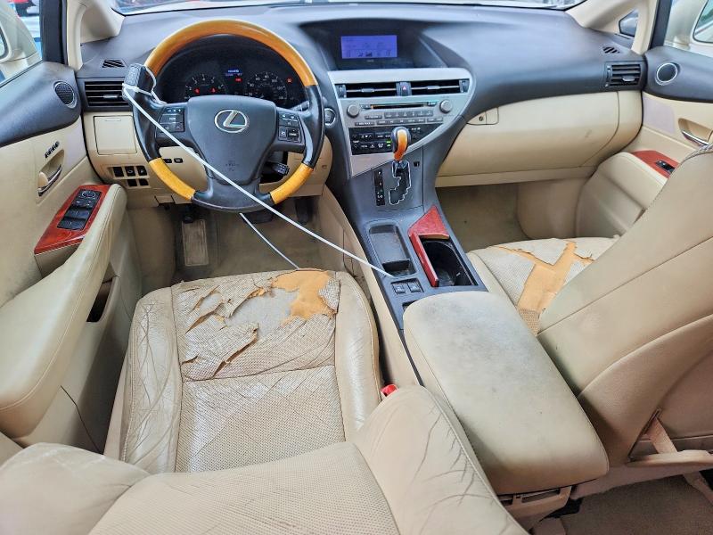 2012 Lexus Rx VIN 2T2BK1BA7CC150014 COPART salvage auction — FRONT END, Va - Certificate Of Title, sold $4,250 on 2026-07-02 (photo 8)