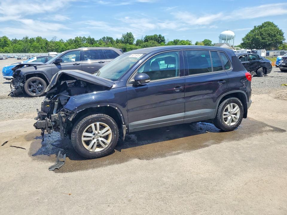 2013 Volkswagen Tiguan VIN WVGBV3AX2DW597397 COPART salvage auction — FRONT END, Nj - Cert Of Title-Salvage, sold $375 on 2026-07-14 (photo 1)