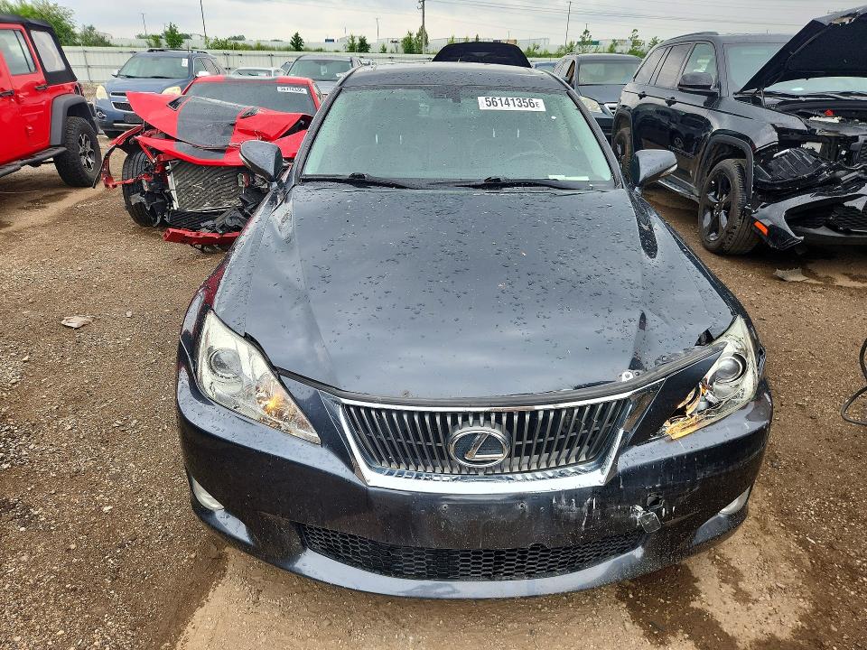 2010 Lexus Is VIN JTHCF5C2XA5043981 COPART salvage auction — FRONT END, Wv - Salvage Certificate, sold $1,250 on 2026-07-09 (photo 5)