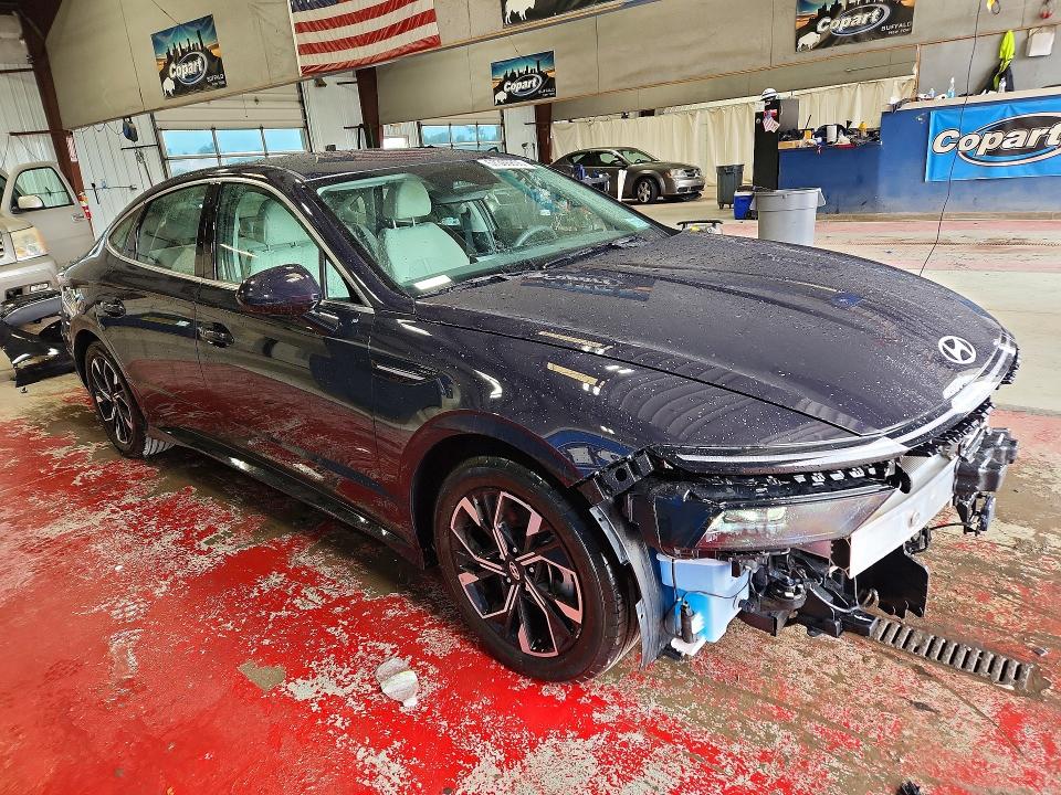 2024 Hyundai Sonata VIN KMHL64JA4RA368825 COPART salvage auction — FRONT END, Ny - Mv-907A Salvage Certificate, sold $5,600 on 2026-07-13 (photo 4)