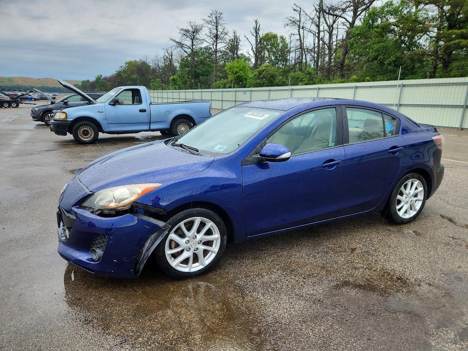 2012 Mazda 3 VIN JM1BL1W90C1660002 COPART salvage auction — FRONT END, Ny - Mv-907A Salvage Certificate, sold $950 on 2026-07-08 (photo 1)
