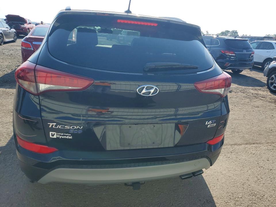 2017 Hyundai Tucson VIN KM8J3CA28HU329509 COPART salvage auction — FRONT END, Pa - Certificate Of Salvage, sold $2,900 on 2026-07-10 (photo 6)