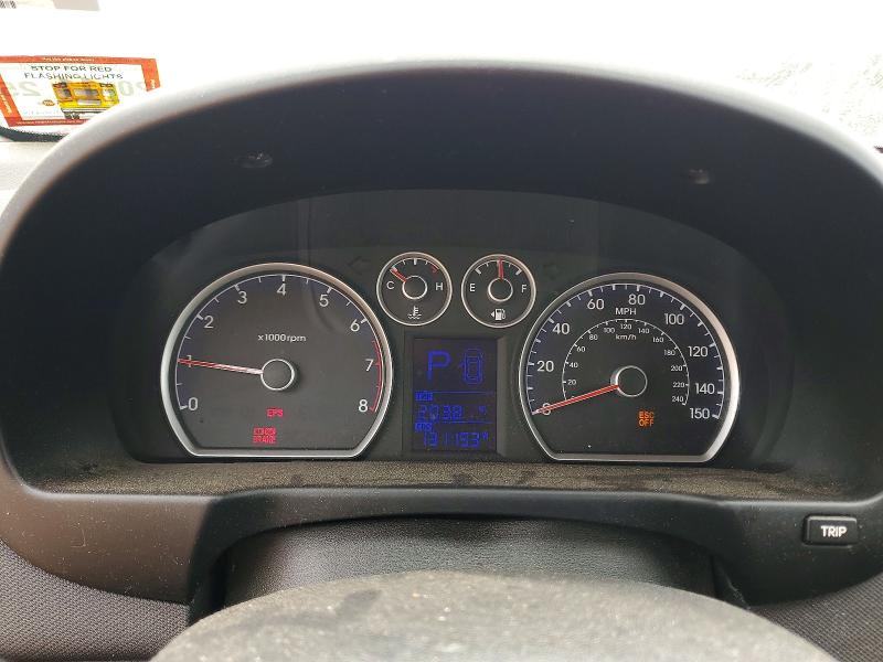 2011 Hyundai Elantra VIN KMHDC8AE9BU095876 COPART salvage auction — REAR END, Nc - Salvage Certificate Of Title, sold $600 on 2026-07-27 (photo 9)