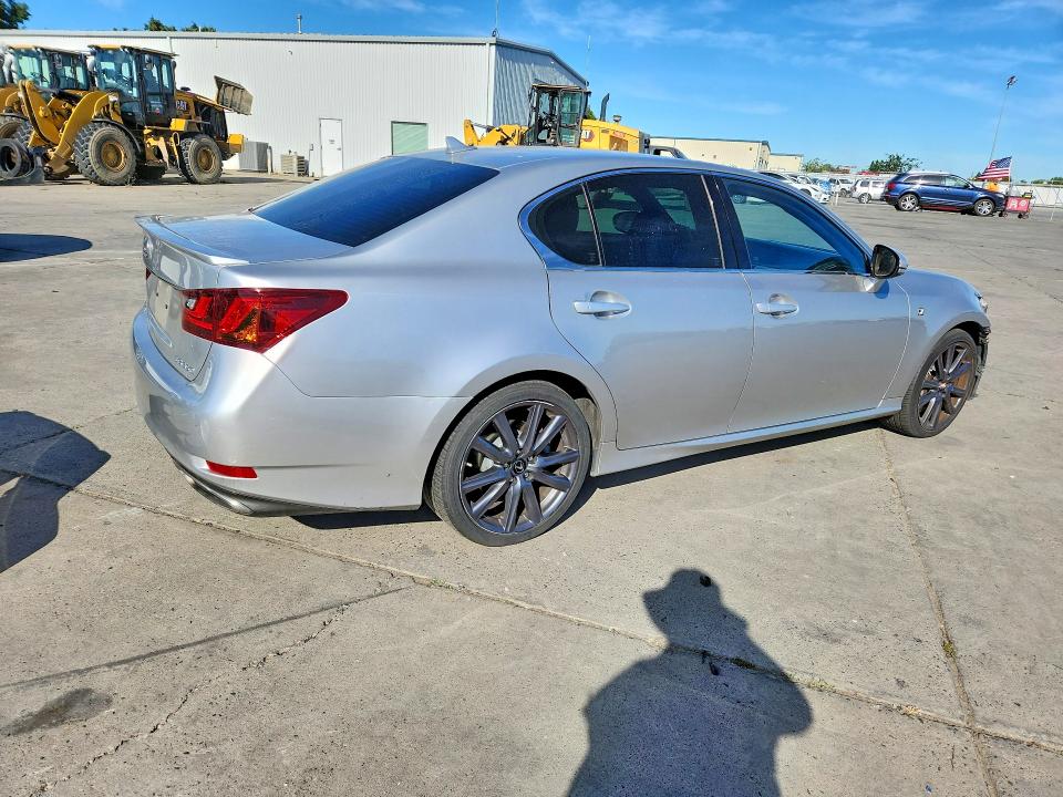2014 Lexus Gs VIN JTHBE1BL7E5036297 COPART salvage auction — FRONT END, Ca - Salvage Certificate, sold $6,800 on 2026-07-13 (photo 3)