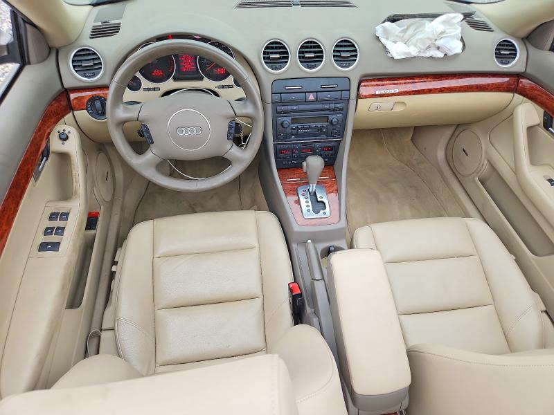 2006 Audi A4 quattro VIN WAUDT48HX6K004514 COPART salvage auction — FRONT END, CO - BILL OF SALE-PARTS ONLY, sold $350 on 2026-07-14 (photo 8)
